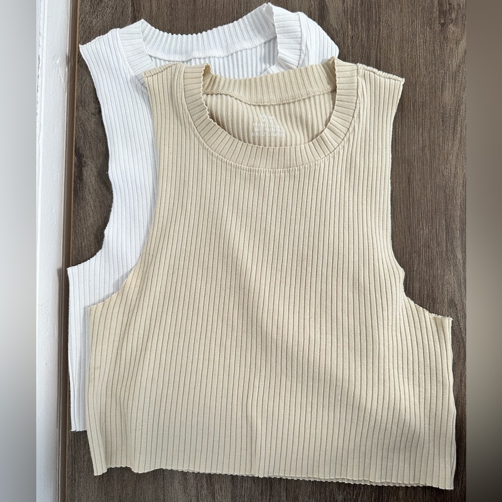 2 Aerie Crop Tank Tops